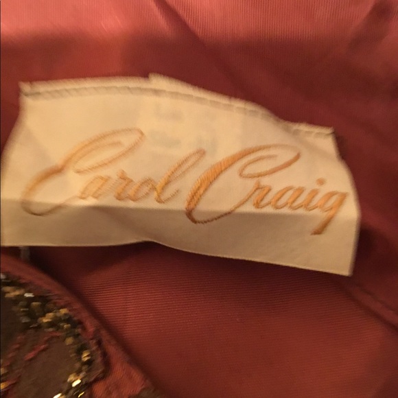 VINTAGE CAROL CRAIG DRESS GORGEOUS 🔥🥰 - Picture 7 of 12